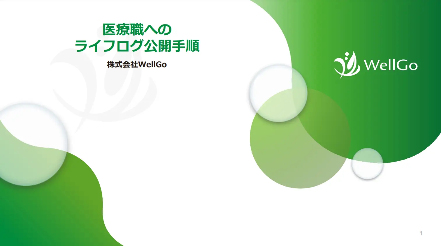 医療職へのライフログ公開